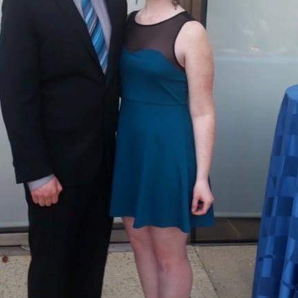 Teal dress